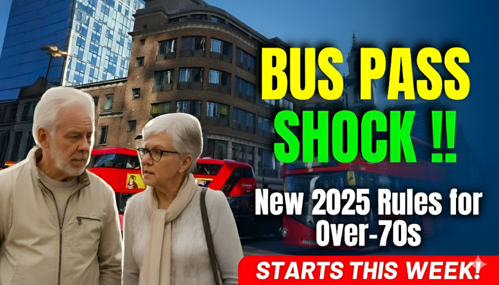 Bus Pass Shock for Over-70s