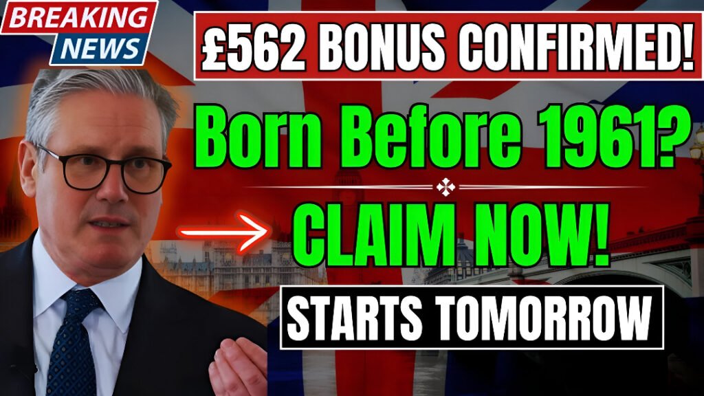 £562 Payment for State Pensioners Born Before 1961