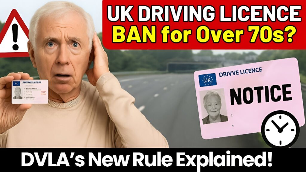 UK Driving Licence BAN for Over 70s