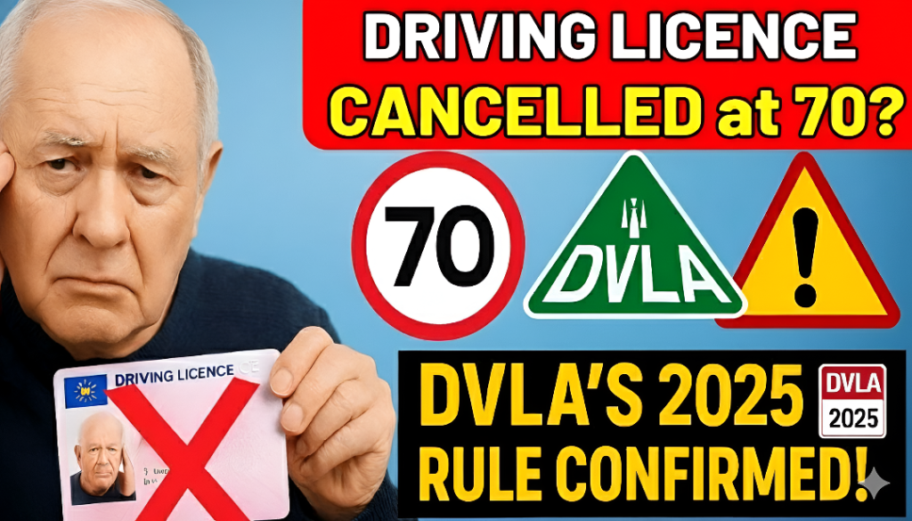 UK DVLA Driving Licence Rules After 70