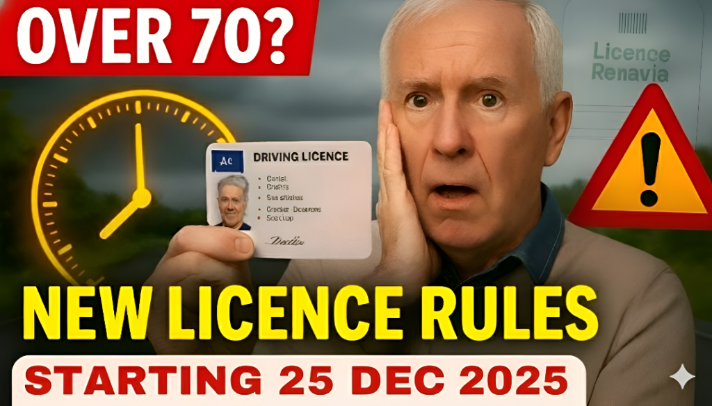 UK Elderly Driving Licence Rules 2025