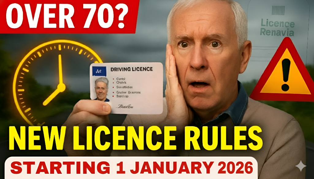 UK Driving Licence Rules for Over 70s 2026