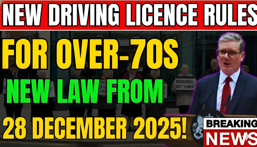 UK Driving Licence Changes for Over-70s