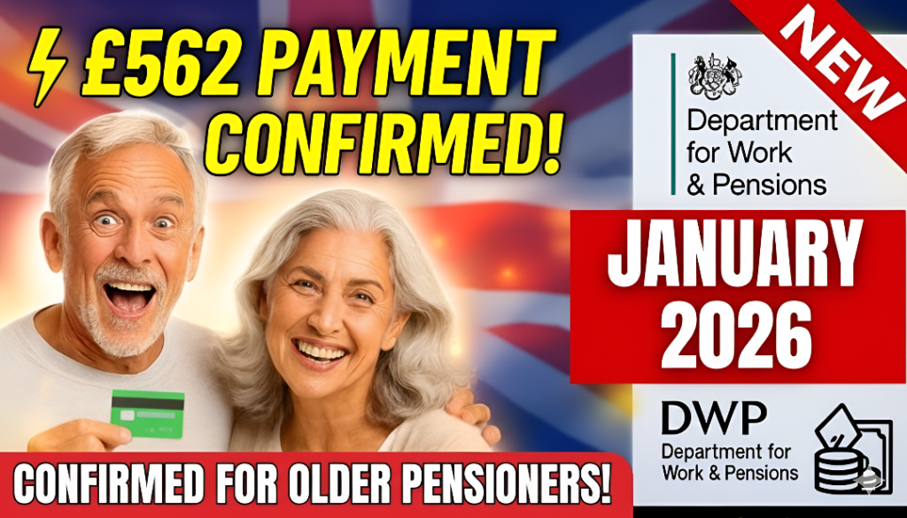 £562 State Pension Payment Confirmed