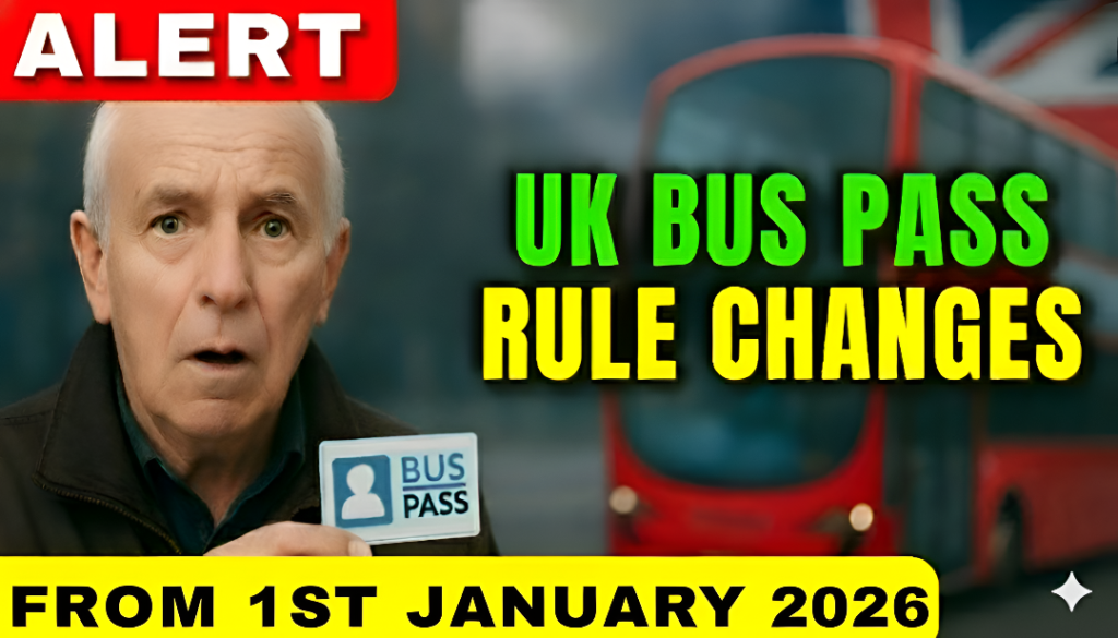 UK Bus Pass Rule Changes 2025