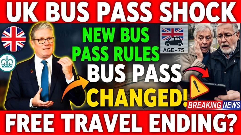 UK Bus Pass Rule Change 2026