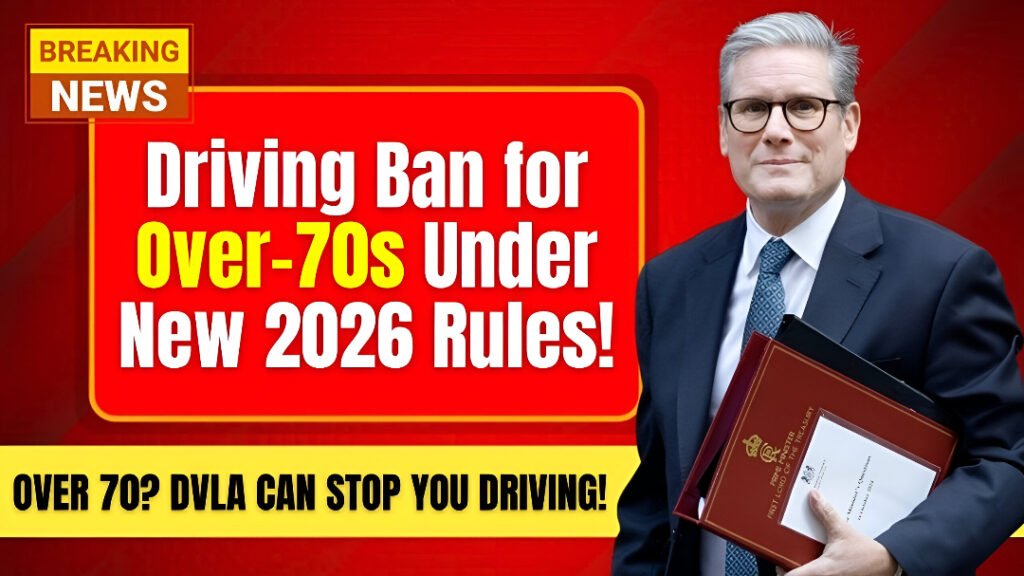 DVLA driving ban over 70s 2026