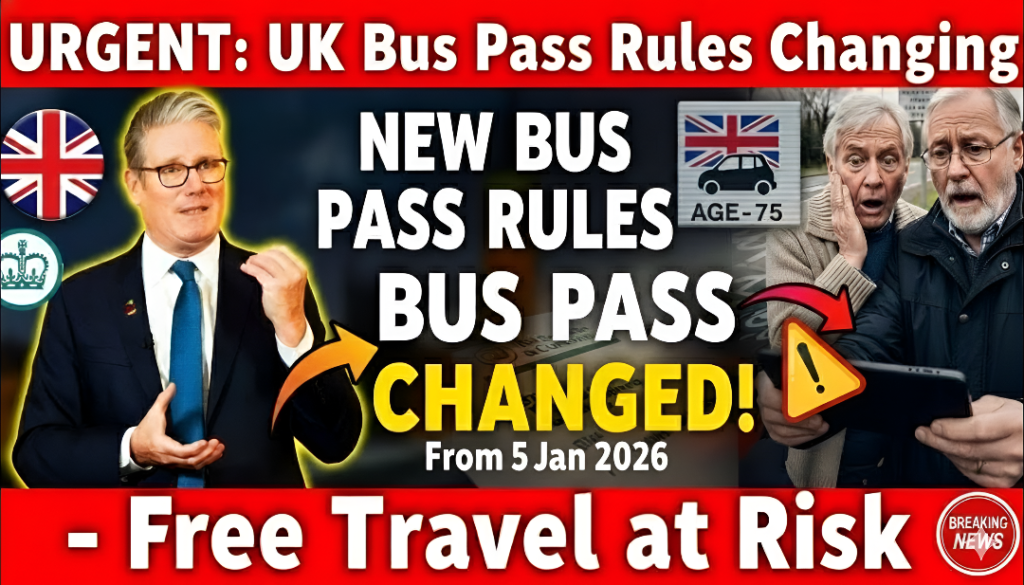 UK Bus Pass Rules 2026