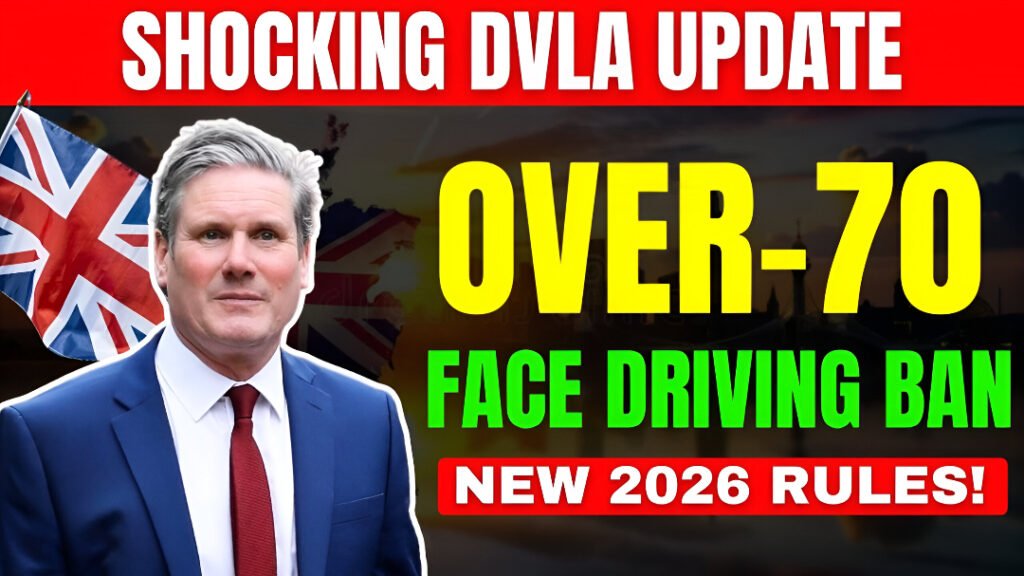 UK DVLA rules for over 70 drivers 2026
