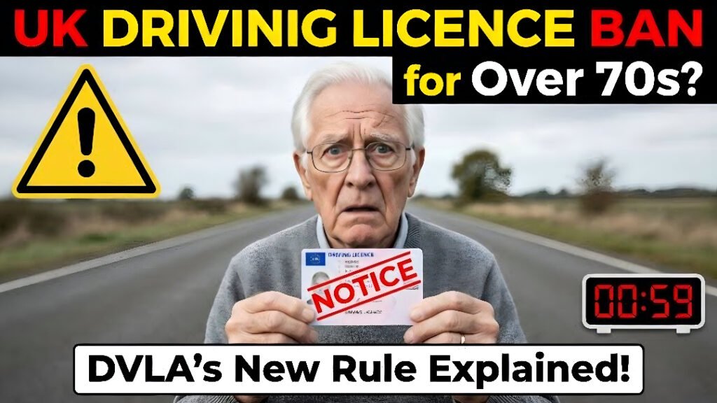 UK Driving Licence Ban for Over 70s