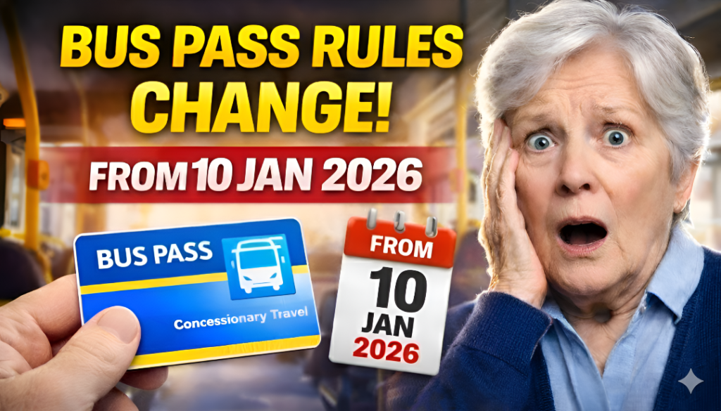 UK Bus Pass Rule Changes 2026