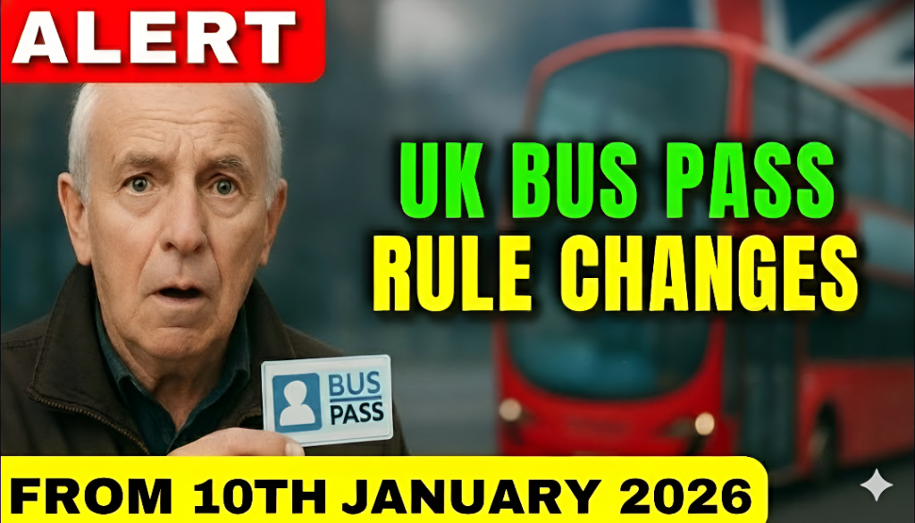 UK Bus Pass Rule Changes 2026